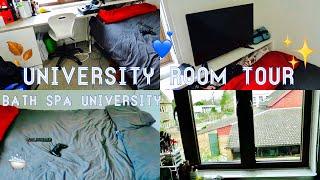 UNIVERSITY ROOM TOUR| BATH SPA UNIVERSITY| GARDENS | ITSKAHM