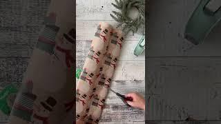 Make a gift bag from wrapping paper! It’s actually easy to do. #giftwrappingideas #giftideas