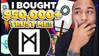  I Went BALLS DEEP AGAIN!! & Invested Over $50,000 IN THIS Ai Robotics Crypto! - TRUST ME ON THIS!