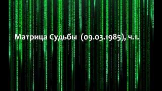 Разбор Матрицы Судьбы  (09.03.1985), ч.1. Психосоматика, биоэнергетика, нумерология.