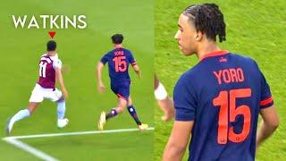 18 Year Old PRODIGY Leny Yoro Takes on Aston Villa!