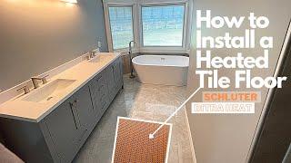 How to Install a Heated Tile Floor: Schluter Ditra Heat Review