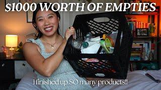 EMPTIES! | $1000 worth of finished products!