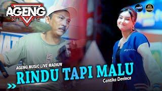 RINDU TAPI MALU - Cantika Davinca ft Ageng Music || Live Alun Alun Madiun