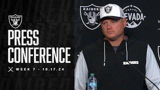 Coach Getsy Presser - 10.17.24 | Raiders | NFL