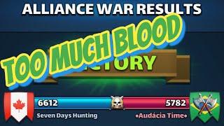 Seven Days Hunting 7DH vs Audacia Time - Nov. 24 Savaş ️ Empires and Puzzles Alliance Bloody War