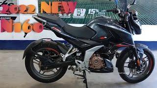 2022 New Launch Bajaj Pulsar N160 Techno Grey Color Full details Review