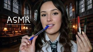 ASMR Hogwarts Study Session (Pen Noms, Spells & Bullying)