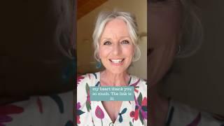 A new career at 57. Book - The Midlife Edit and podcast -  True Peace in a Pod. #midlifewomen #older