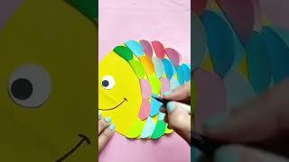 Craft Ideas #fishcraft #funcraft #craftideas #preschoolactivities #preschoolcraft #papercraft