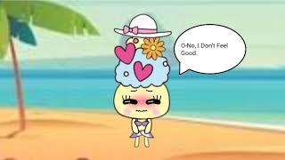 Moriritchi Wetting Her Swimsuit In The Beach