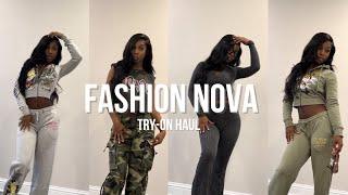 FASHION NOVA TRY ON HAUL- ED HARY SETS, DRESSES,CARGOS, AND MORE