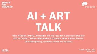 ZAW X ETH AI CENTER | AI + ART Talk