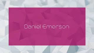 Daniel Emerson - appearance