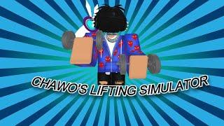 Roblox Chawo's Lifting Simulator  Stage 0-9 + All Weights,!!!