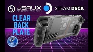 JSAUX Transparent/Clear Backplate for The Steam Deck (LCD)