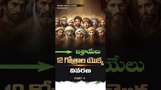 12 Tribes of Israel II Bible Facts in Telugu II #divinevisualstudio #bible