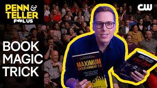 Magician Performs Book Magic Trick | Penn & Teller: Fool Us | The CW