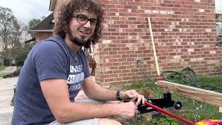 Removing broken concrete fence post without digging a huge hole