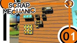 Scrap Mechanic Gameplay S2E01 - WELDER TOOL, TIMERS AND LOGIC GATES