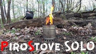 Обзор дровяной мини печи PiroStove Solo