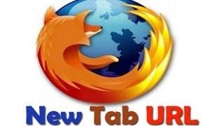 How to Change New tab URL in Mozilla Firefox