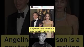 Angelina Jolie’s son Knox is a gay twink in the making #bradpitt #angelinajolie