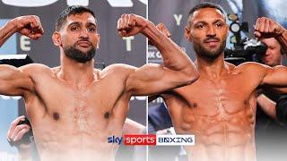 WEIGH-IN! Amir Khan vs Kell Brook 