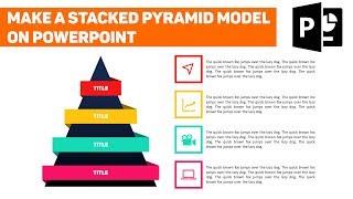 PowerPoint Tutorial: Make a Stacked Pyramid Model