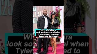 No wonder Ciara looked so unnatural when Tyler  Perry tried to steal the spotlight. No one realized
