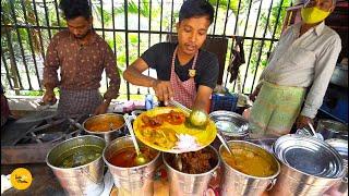 Unlimited Lunch Thali 20+ Non-Veg Varieties Rs. 100/- Only l Hyderabad Street Food