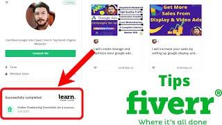 How To Add Fiverr Course Completion Badge On Fiverr Profile | Fiverr Ranking Tips