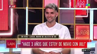 ️ Lucca Bardelli, el novio de Julieta de GH: "La conozco antes que sea mi novia"