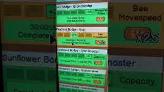 Getting the Playtime Badge - Master in Bee Swarm Simulator!