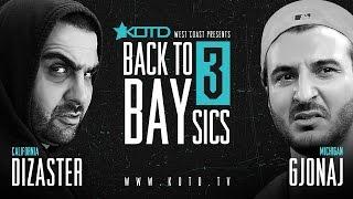 KOTD - Rap Battle - Dizaster vs Gjonaj | #B2B3