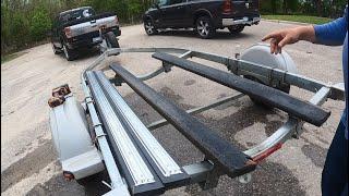 Ultimate Bunk Board install and review Boat Trailer Bunks