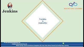 Variables in Jenkinsfiles | Jenkins for Beginners | Introduction to Jenkins