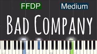 Five Finger Death Punch - Bad Company Piano Tutorial | Medium