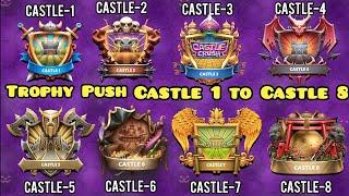 Castle 1 To Castle 9 Journey!  All Castle Reaching Gameplay - Castle Crush