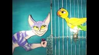 Cutout Animation ~Cara KeeCat vs. Phineas BudgieBird~