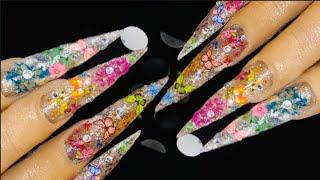 New encapsulation Method using Makartt foil gel with real dried flowers 