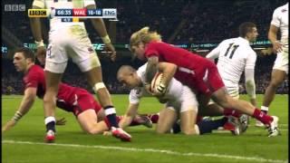 George North gets knocked out cold twice . MUST WATCH