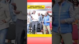 AZIMIO LEADERS AT ISRAEL MBONYI CONCERT #rutospeechtoday #rigathigachagua #azimio #citizentvlive