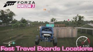 Forza Horizon 3 [PC/Xbox One] - Fast Travel Boards Locations Guide