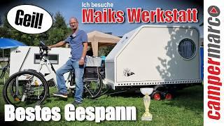 Bestes Gespann - Beste Werkstatt | Maik baut erstaunlichen Fahrradwohnwagen und das Trike mit dazu