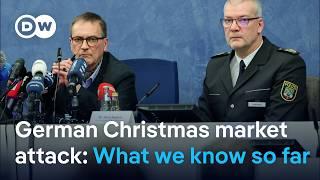 Authorities hold press conference after attack on a Christmas market in Germany | DW News