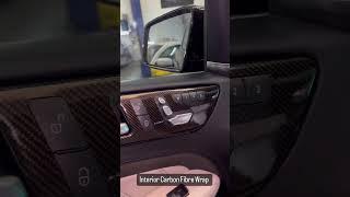 Interior trim wrapped in carbon fibre    #trending #carwrap #cars #carstyle #carbonfiber