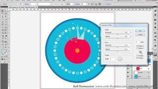 Adobe Illustrator. Урок 16. Эффект трансформации. (Бориса Поташника)