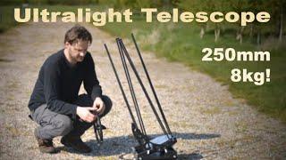 Timelapse: assembling a 250mm f/4 ultralight truss Dobsonian telescope