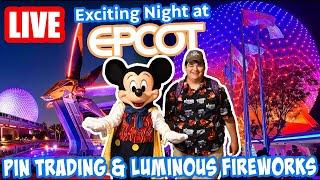 Live: Grand & Miraculous Night at EPCOT! - Classic Rides & Luminous - Disney World Livestream